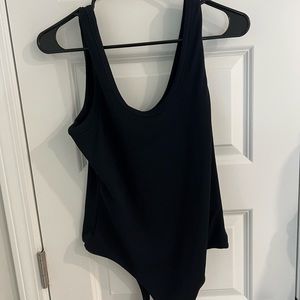 NUUDS bodysuit Ribbed black